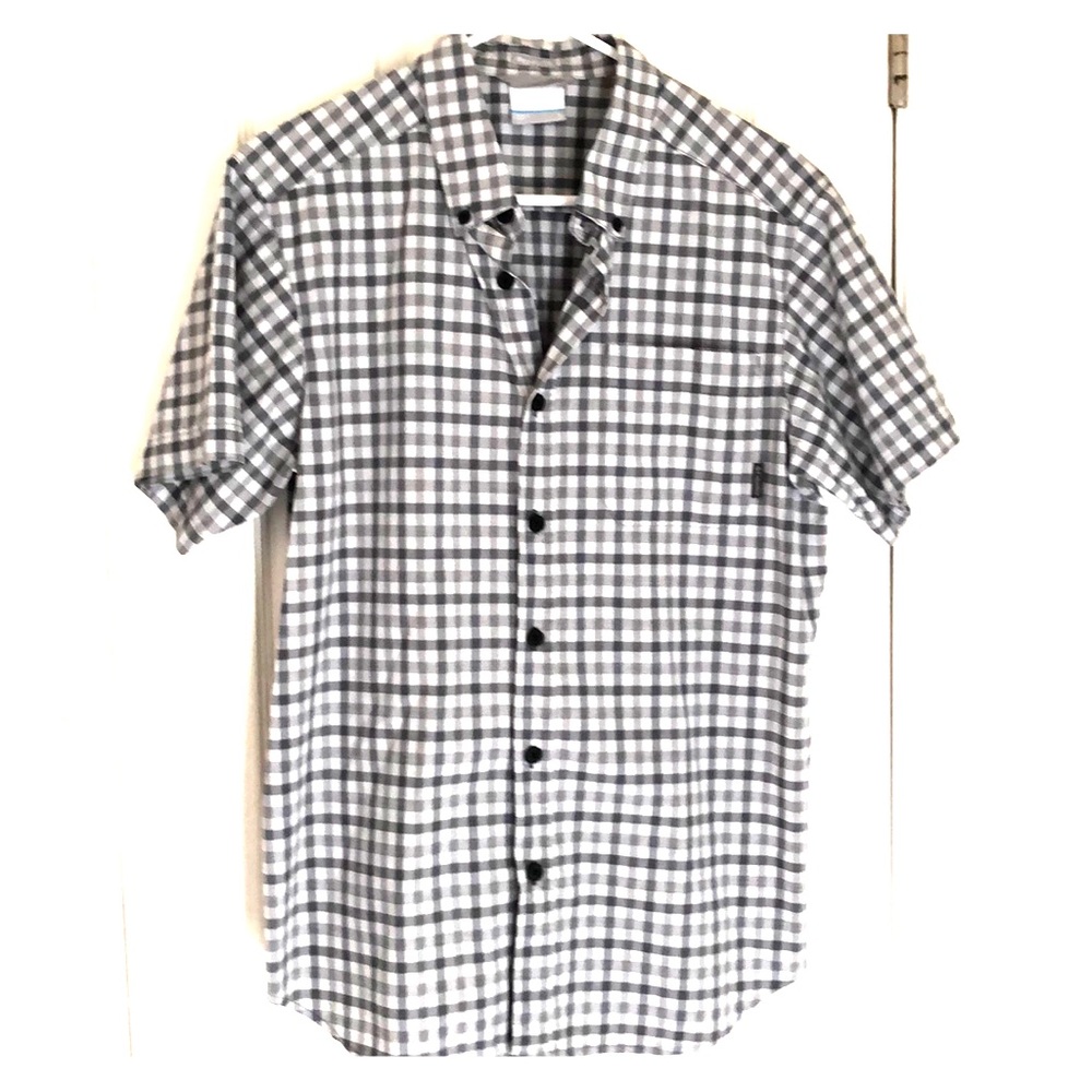 Columbia Men’s Size Sshort sleeve pocket plaidNWOT